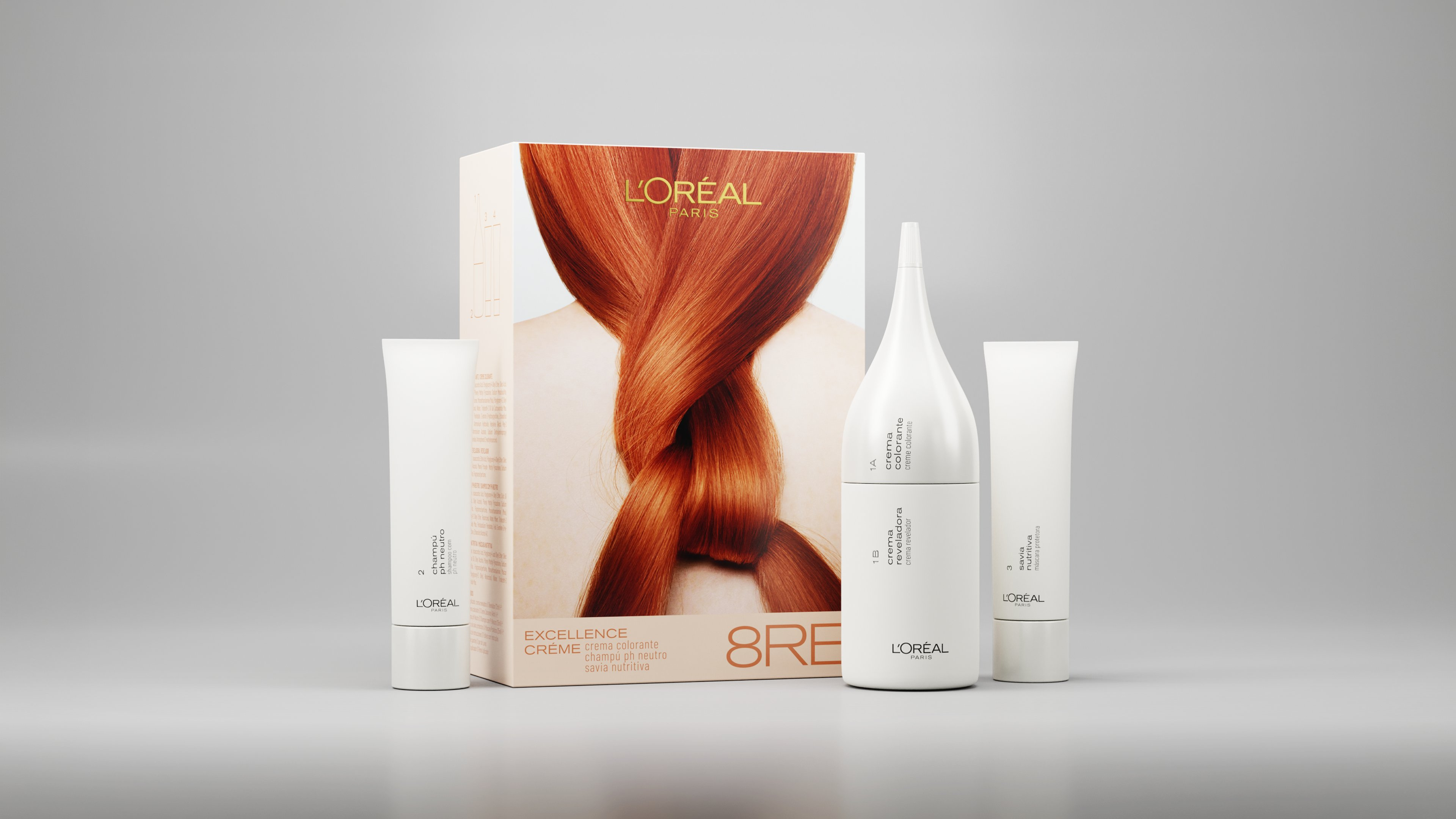 L'Óreal — Beauty & Cosmetics · 3D render by Miquel Nadal