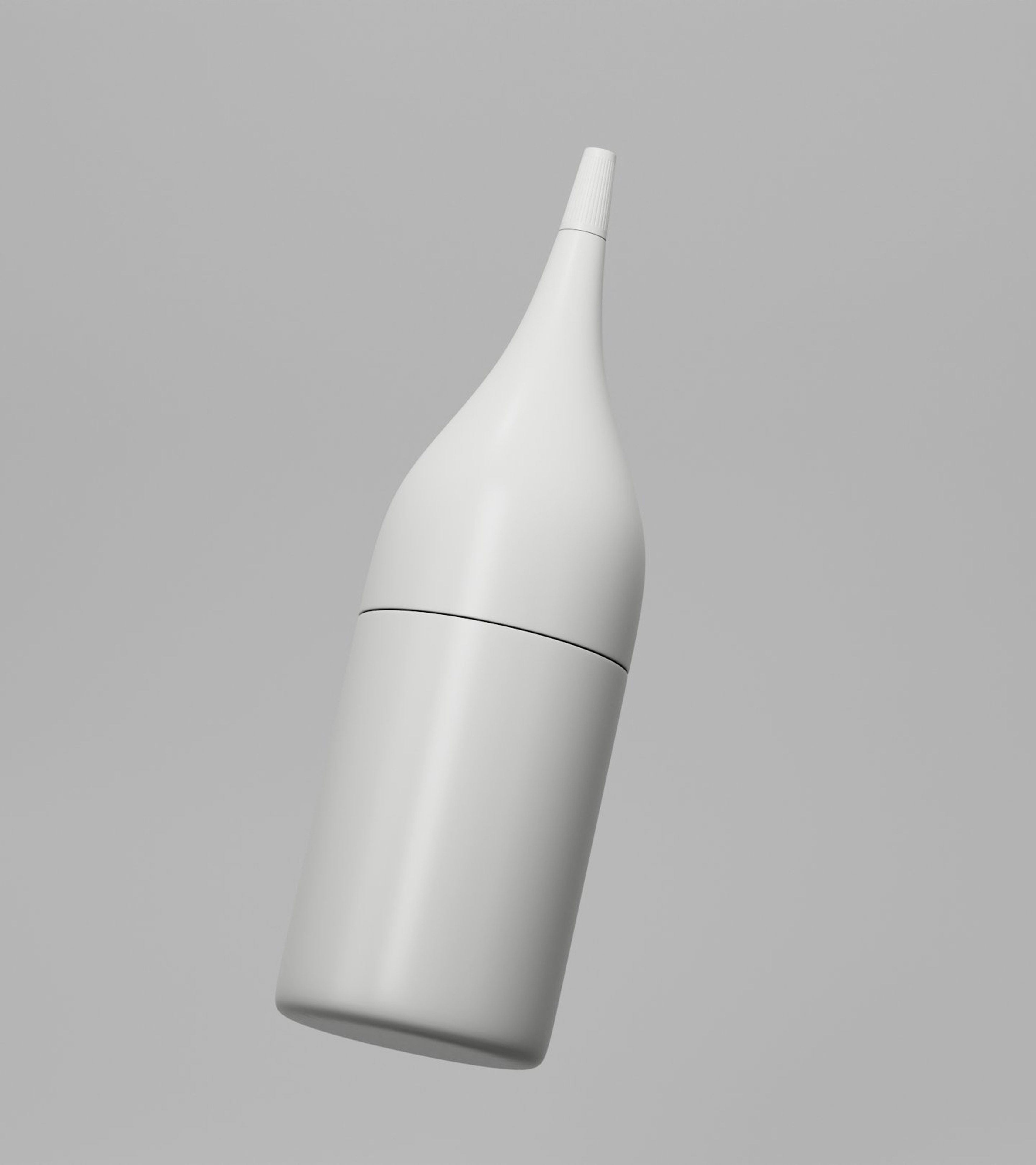 L'Oréal Paris Excellence Crème applicator bottle side view — 3D render